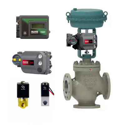 เครื่องควบคุมการตั้งตําแหน่งวาล์วการกระทําสองครั้งของ Fisher ของเดิม DVC2000 DVC6200