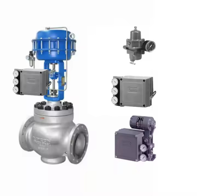 วาล์วโลกจีนกับแท้ใหม่ Emerson Fisher 4211 ส่ง Fisher 3582i วัลล์ปอยซิชั่น