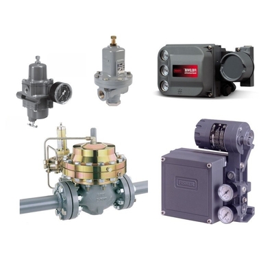 การบริโภคอากาศระดับคงที่ต่ํา Emerson Fisher 3582i Electro-Pneumatic Valve Positioner/ Aluminum Solenoid Valve
