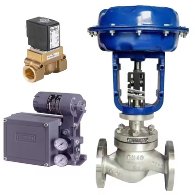 วาล์วควบคุมอากาศ Wuzhong ATS กับเครื่องควบคุมกรอง 67CFR และวาล์วโปซิโตเนอร์ Fisher DVC2000