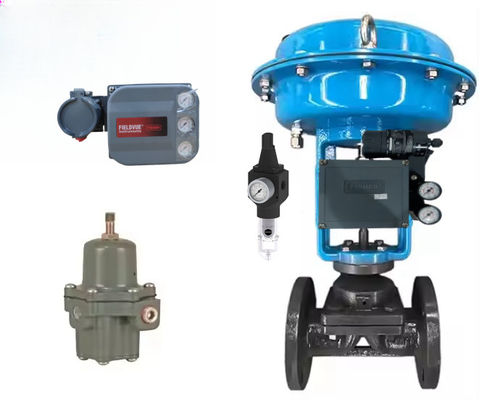 จําหน่ายสินค้า Fisher การควบคุมวาล์ว Electro-Pneumatic Positioner ของอลูมิเนียม