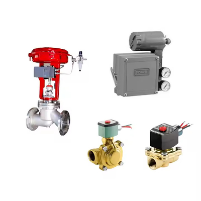 Fisher 3582i เครื่องวางตําแหน่งวาล์วไฟฟ้า-ลม และ Fisher 67CFR เครื่องควบคุมกรองอากาศ