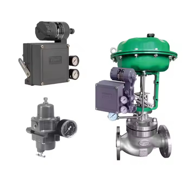 วาล์วควบคุมจีนกับ Fisher 3582 วัลล์ว Positioner และ Masoneilan78-80s เครื่องปรับกรอง Rotork YT-300 Volume Booster