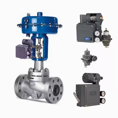 วาล์วควบคุมจีนกับ Fisher 3582 วัลล์ว Positioner และ Masoneilan78-80s เครื่องปรับกรอง Rotork YT-300 Volume Booster
