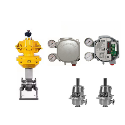 ในสต็อคดิจิตอลวาล์ว Positioner Masoneilan SVI1000 กับวาล์วควบคุมปนูเมติกจีน