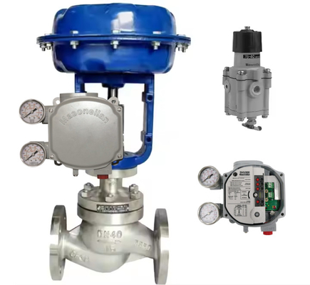 Masoneilan SVI1000 4-20 MA เครื่องวางตําแหน่งวาล์วดิจิตอลและเครื่องควบคุมความดัน