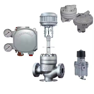 วาล์วควบคุม DN150 ของจีน และวาล์วลดความดันของ Masoneilan SVI1000 Locator BR200 BR400 เครื่องขยายแรงกัมพูณ 78-40
