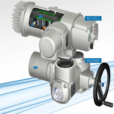 เครื่องควบคุมความดัน / กระแสมีอุปกรณ์ Auma วาล์ว actuator SAV SAR ซีรีสและหน่วยควบคุม AC / AM