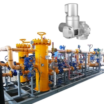 การควบคุมความดัน / กระแสการเคลื่อนไหวมีอุปกรณ์ SAR 07.2/SAR 16.2 Auma เครื่องขับเคลื่อนไฟฟ้าและหน่วยควบคุม AC / AM