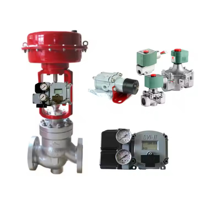 วาล์วจีน Advanced สแตนเลส คาร์บอน วาล์วควบคุมส่วนบนของร่างกายกับ Masoneilan SVI2 วัลล์ว Positioner
