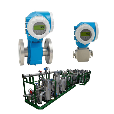 อุปกรณ์จีนที่ติดอยู่บนสกิ๊ด E+H Endress + Hauser Proline Promag H 300 เครื่องส่งแม่น้ําแม่เหล็กไฟฟ้า