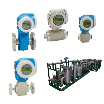 อุปกรณ์จีนที่ติดอยู่บนสกิ๊ด E+H Endress + Hauser Proline Promag H 300 เครื่องส่งแม่น้ําแม่เหล็กไฟฟ้า