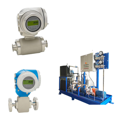 อุปกรณ์จีนที่ติดอยู่บนสกิ๊ด E+H Endress + Hauser Proline Promag H 300 เครื่องส่งแม่น้ําแม่เหล็กไฟฟ้า