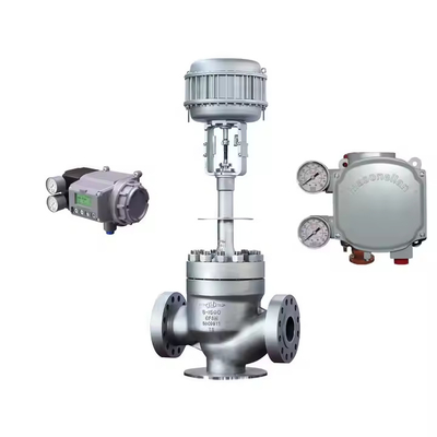 วาล์วควบคุมอากาศจีน กับ Masoneilan SVI2-21123121 วัลล์ววางตําแหน่งและ ASCO Solenoid วัลล์วสต๊อกซัพพลายเออร์