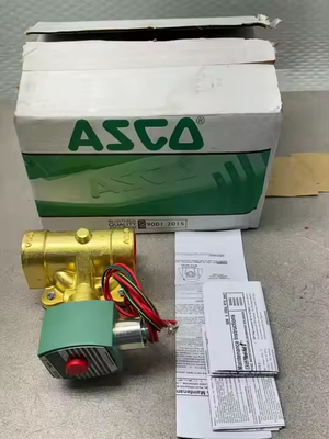 ASCO 3/8 2/2 Way Positioner ซอลีนอยด์ วาล์วทองแดงและสแตนเลส