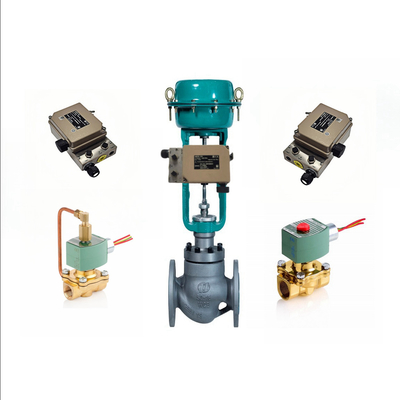 Asco วาล์ว Solenoid และ Samson 4763 Positioner สําหรับ Samson วัลล์วควบคุมการไหล