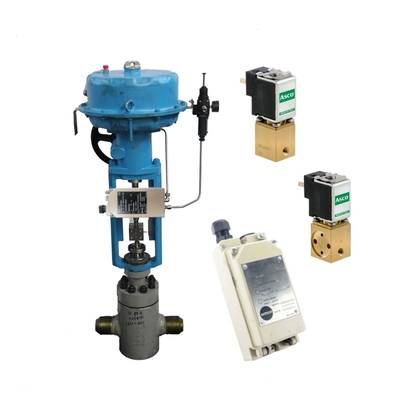 แบรนด์ใหม่ Samson 3766 3767 พลังงานไฟฟ้า Pneumatic การควบคุมวาล์ว Positioner และ Solenoid วาล์วลดความดันวาล์ว