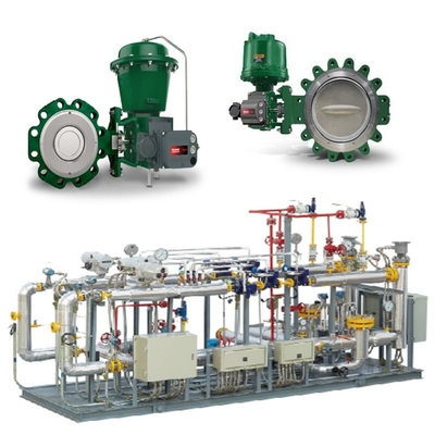 แวลฟ์สวิตชิ่งสกิ๊ด ด้วย Fisher 8590 Butterfly Valve 2052 Actuator และ DVC6200 หน่วยควบคุมวาลฟ์ที่ฉลาด