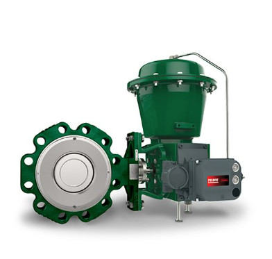 แวลฟ์สวิตชิ่งสกิ๊ด ด้วย Fisher 8590 Butterfly Valve 2052 Actuator และ DVC6200 หน่วยควบคุมวาลฟ์ที่ฉลาด
