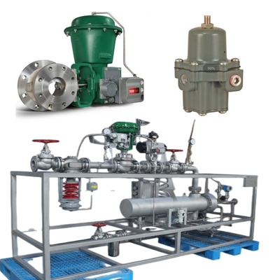 แวลฟ์สวิตชิ่งสกิ๊ด อุปกรณ์พร้อมกับ Fisher 2052 Actuator และ DVC6200 Digital Valve Controller Fisher V500 แวลฟ์ควบคุม