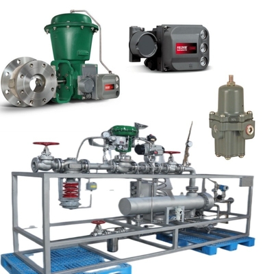 แวลฟ์สวิตชิ่งสกิ๊ด อุปกรณ์พร้อมกับ Fisher 2052 Actuator และ DVC6200 Digital Valve Controller Fisher V500 แวลฟ์ควบคุม