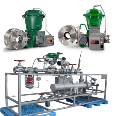 แวลฟ์สวิตชิ่งสกิ๊ด อุปกรณ์พร้อมกับ Fisher 2052 Actuator และ DVC6200 Digital Valve Controller Fisher V500 แวลฟ์ควบคุม