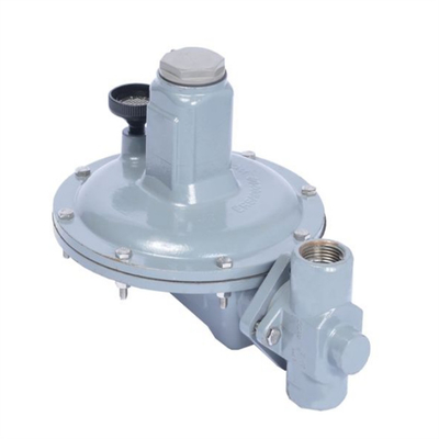 แวลฟ์แก๊สธรรมชาติสกิ๊ด พร้อมเครื่องควบคุม Emerson Fisher T205/T205M Series และเครื่องวัดความดัน WIKA