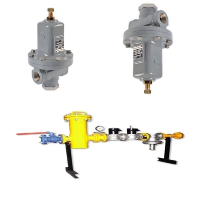 แวลฟ์สวิตชิ่งสกิด พร้อมกับแวลฟ์ความปลอดภัย Fisher MR98/MR98L/MR98H และเครื่องวัดความดัน WIKA