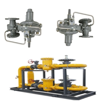 เครื่องควบคุมความดัน/ระบายน้ํา Skid Emerson Fisher 299H/299HV/299HR/299HVR เครื่องควบคุมความดันและเครื่องวัดความดัน Wicka