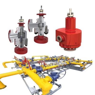 วาล์วควบคุม Flanged ซามสัน PN1.6 ~ 42MPa ANSI 150 ~ 2500LB ด้วยโคนิคหรือ O แหวนที่นั่ง DN15 ~ DN600