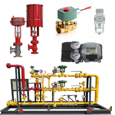 วาล์วสลับสกิด Masoneilan 71000 วาล์วควบคุม 87/88 เครื่องดําเนิน SVI FF/SVI-3 ACSO วาล์วซอลีนอยด์ SMC เครื่องควบคุมความดัน