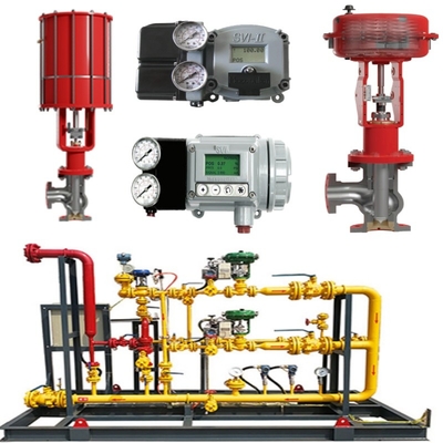 วาล์วสลับสกิด Masoneilan 71000 วาล์วควบคุม 87/88 เครื่องดําเนิน SVI FF/SVI-3 ACSO วาล์วซอลีนอยด์ SMC เครื่องควบคุมความดัน