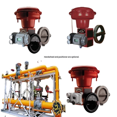 วาล์วแก๊สธรรมชาติ Skid Masoneilan 37002 ซีรี่ย์วาล์วควบคุมกระพริก SVI2 SVI3 4700E วัลล์วตําแหน่ง 496 สวิตช์หมุน