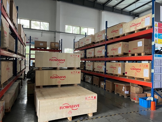 วาล์วควบคุมของจีนที่มี Flowserve 3200MD ซีรีส์ Positioner วาล์วดิจิตอลและ ASCO Solenoid วาล์วในสต๊อก