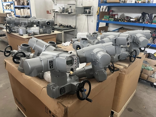 AUMA Electric Actuator SA/SAR Series พร้อมการเชื่อมต่ออากาศ G หรือ NPT