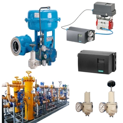 วาล์วควบคุมหมุนแบบเฉพาะตัว ด้วยเครื่องตั้งตําแหน่งวาล์ว Siemens 6DR5010 สําหรับการควบคุมของเหลวอย่างแม่นยํา