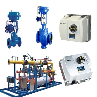 Flanged PFA PFA Liner เครื่องวางตําแหน่งวาล์วควบคุมปนูเมติก ซามสัน พร้อมสัญญาณ 4-20 mA