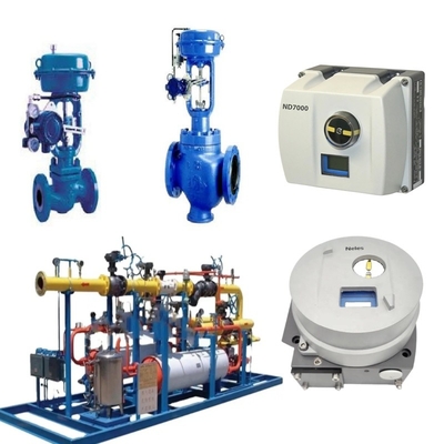 Flanged PFA PFA Liner เครื่องวางตําแหน่งวาล์วควบคุมปนูเมติก ซามสัน พร้อมสัญญาณ 4-20 mA