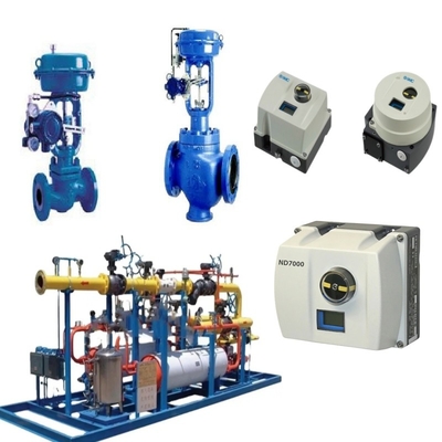 Flanged PFA PFA Liner เครื่องวางตําแหน่งวาล์วควบคุมปนูเมติก ซามสัน พร้อมสัญญาณ 4-20 mA