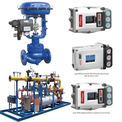 Flowserve Positioner 3200MD 520MD 3800 กับ Spirax Sarco Actuator สําหรับอากาศ น้ํามัน ก๊าซ ระยะอุณหภูมิสื่อ -40 ° 85 °