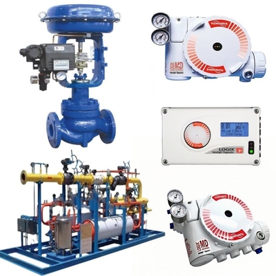 Flowserve Positioner 3200MD 520MD 3800 กับ Spirax Sarco Actuator สําหรับอากาศ น้ํามัน ก๊าซ ระยะอุณหภูมิสื่อ -40 ° 85 °