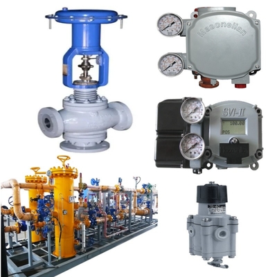 แวลล์ควบคุม HTS ของ Azbil YAMATAKE HLC พร้อมเครื่องปนูเมติก PSA1 PSA4 PSA6