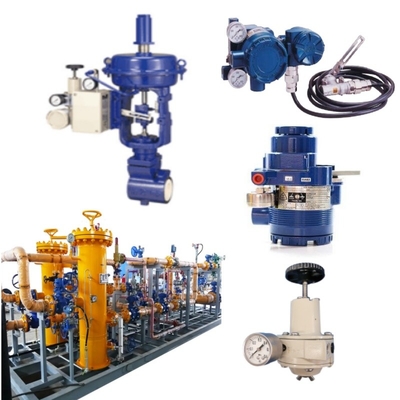 วาล์วควบคุมด้วย Azbil Smart Valve Positioner รุ่น 100 รุ่น AVP100/102 วาล์ววางตําแหน่งและ Koso Regulator