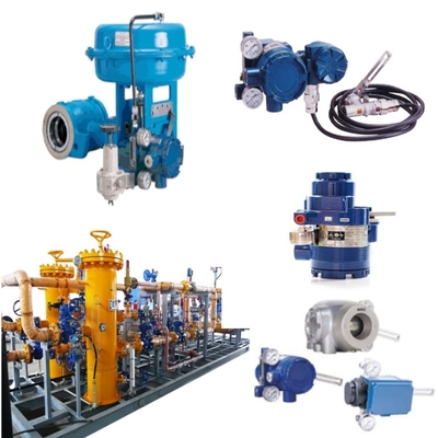 วาล์วควบคุมด้วย Azbil Smart Valve Positioner รุ่น 100 รุ่น AVP100/102 วาล์ววางตําแหน่งและ Koso Regulator