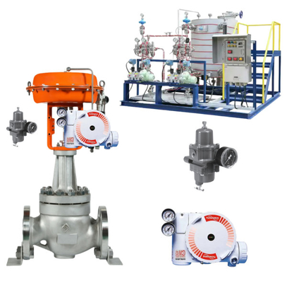 Flowserve Valve Positioner 3800 520MD 3200MD กับ ASCO Solenoid Valves สําหรับ Pneumatic Control Ball Valve