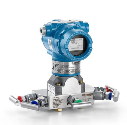 เครื่องควบคุมความดัน / กระแสสกิ๊ด พร้อมเครื่องส่งความดัน Rosemount 3051N 3154N 3155N และเครื่องวัดความดัน Wika