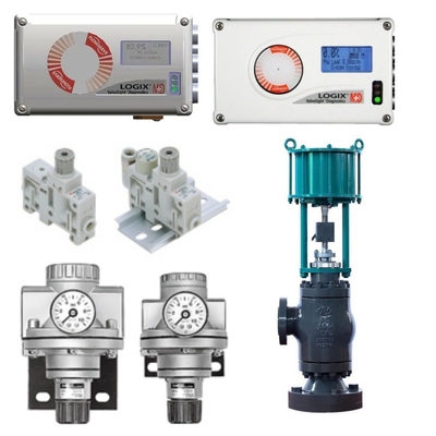 วาล์วควบคุม อุปกรณ์พร้อมกับ Flowserve Logix 520MD Smart Valve Positioner Bracket Pneumatic Actuator SMC ฟิลเตอร์ วาล์วลดความดัน