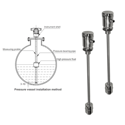 เครื่องส่งระดับจากสแตนเลส FeeJoy FJM-L เครื่องส่งระดับแบบ magnetostrictive สําหรับถังเก็บระดับ