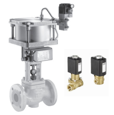 อุปกรณ์เสริมปั๊มควบคุม FISHER DVC6200 Samson 4763 Spirax SP7 และ Burkert ปั๊มเหล็ก Solenoid 6524