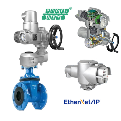คาร์บอนสแตนเลส วัสดุร่างกาย อิเล็กทรริกวาล์ว Actuator SA07.2 SA07.6 SA14.2 SA10.2 SA16.2 กับ AM ระบบควบคุมและ GST กล่องเกียร์กับวาล์วลูกจีน